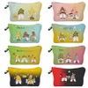 Kleur schattige kabouter gedrukte vrouwen cosmetische tas liefde Valentijnsdag dames cadeau make -uptas draagbare potloodkaste toilettoiletiebag d6nr#