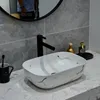 Bacino da palcoscenico Nordico Basino bianco lavandini da bagno in ceramica bianca arte dipinte a mano lavandini lavandini per lavandini per lavandini lavandini.