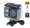 Cameras 100% MLLSE double écran 4K WiFi Sport Action Caméra APPLICARE 2,0 pouces 1080p 30FPS Sport Camera + Remote