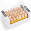 24 jaja inkubator 60 W cyfrowa kontrola temperatury automatyczna kurczak kurczak kaczka wylęgarnia kurczaki kaczki gęsi Eu/US/au