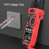 GVDA Digital Plamp Meder NCV DC AC VFD Tension Tester Current Voltmètre True RMS RMS Auto Range Multitster Smart Multimètre