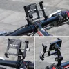 GUB Aluminium Bicycle Telefoonhouder 4 ~ 7 "Mobiele telefoon Bike Support Motorfiets Mount Stand Standhoed Clips Accessoires P30 plus11