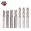 Hampton 4 Flute Rouhing End Mill HSS Milling Cutter 5-20 mm CNC Machine Tool Router Bit Metal Milling Tool HSS Cutter