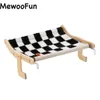 Mewoofun Cat Окно окунь плюс подходит для 2 кошек Легкая сборка несколько сцен высококачественных ткани широкая большая подвесная кровать