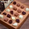 Walentynkowe czekoladowe formy silikonowe formy czekoladki do pieczenia bezstronnego galaretki budynia cukru