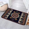 Taglie persiana boho per cucina tappetino per porta d'ingresso del bagno flanella morbido tappetino da pavimento comfort tappetino da bagno arredamento per la casa antiscivolo