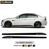 2 PCS MパフォーマンスデカールドアサイドストライプスカートスカートステッカーBMW E90 E91 E92 E93 3シリーズ2005-2012 318i 320I 325i 328i 335i 330