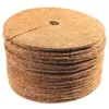 Okrągłe kokosowe włókno włókna ściółki Film 5 rozmiarów tkanin przeciwpiepący Film ochronny zimny mata mata Flower Garden Supplies