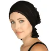 Womens Ruffle Chemo Hat Beanie Scarf Turban Headwear For Cancer