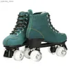 Skates à rouleaux en ligne enfants garçons filles roller professionnels patins pour femmes hommes adultes clignotant 4 roues chaussures de patinage de patinage extérieur baskets y240410