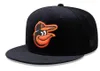 Американская бейсбольная шляпа Orioles Snapback Los Angeles Hats Chicago La NY Pittsburgh New York Boston Casquette Sports Champion Champions Регулируемые шапки A4