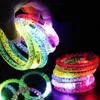 Led Rave Toy 10PCS Flashing LED Party Bracelet Wristband Dance Disco Bangle Light for Halloween Christmas pulseras luminosas fluorescentes 240410
