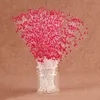 10/50 stcs Bunch String Pearl Sticks Bruidaal Bouquets White kralen Handgemaakte bloemsteel Steel kralen bruiloft Party Decor Kerstcadeau