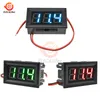 5pcs AC 70-500V 0,56 "LED Digital Voltmètre Tension Mettage Volt Tester Instrument Tool 2 Fils Red Green Blue Affichage 110V 220V