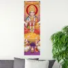 Inde femelle Bouddha Mandala Tapestry Mur suspendu Boho décor vintage mur tapisse psychédélique hippie décor décor décor