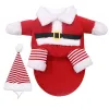 Christmas Pet Costume Father Christmas Cute Clothes for Large Dogs Super Funny Labrador Golden Retriever Christmas Clothes