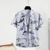 Camicie casual da uomo camicia da uomo estate stampate colorate maniche corte in stile tropicale hawaii sciolte a petto singolo a secco a secco spiaggia top