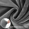 High Back Universal Velvet Chair Cover Stretch Soft Chair Covers voor eetkamer Wedding Hotel Home Decor Seat Case M XL Maat