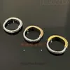 Top grade Designer rings for women Tifancy Same Ushaped Lock Ring New Half Diamond Lock Ring High Edition Interdiamond Ring All One Style Original 1:1 With real logo