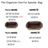 Für schnelle Nano 20 Filztuch -Einsatz -Bag Organizer Make -up Handtasche Reisspeicher Organisator Innere Geldbeutel Kosmetische Toilettenbeutel