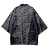 Modèles géométriques imprimés japonais kimono cardigan plage shorts harajuku couple femmes hommes street
