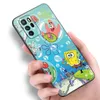 Sponge Best Friend Phone Case For Xiaomi Redmi Note 5 6 7 8 9 10 11 11E 11T Pro 11S 4G 10T 5G 8T 9S 10S Soft TPU Black Cover