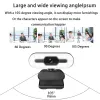 Webcams Trustdii Full HD 1080p 2k 4k webcam focus Auto remplissage Caméra Web Light avec microphone Live Broadcast Usb Computer PC Cam Cam