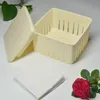 1 세트 DIY 수제 두부 프레스 메이커 곰팡이 박스 플라스틱 콩 커드 제작 기계 부엌 요리 도구 세트
