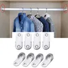 8 stycken 4 stycken 16mm zinklegering garderob skenan konsolt hängande stav slut stöder garderob rörrör parentes+skruvar väggmonterad