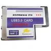 Hubs BC718 Notebook Express Card ExpressCard naar 3Port USB 3.0 Hub Adapter Converter 54mm FL1100 Expansiekaart voor laptop
