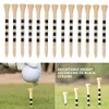 100pcs Golf Tees Sturdy Unbreakable Wood Professional Golf Ball Stand Training Aid Tool Tool Golf Gold Down Tees Training Equipment