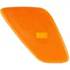 Pour Jeep Wrangler 1997-2006 paire de voitures de voiture Fender Fender Coin Side Marker Light sans lampe Bulbe Amber Smoke Extérieur Accessoires