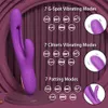 Autres articles de beauté pour la santé Dildos de vibrateur puissants trois modes Silicone grande taille masseur G-spot adulte pour couple stimulateur clitoris pour les adultes L410