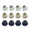 Tuerca de Bloqueo de Rueda de Metal Para Coche Coche Teledirigido、Agujero de Tornillo de 4mm、Para TRX4、TRX6、SCX10、1/10、90046、104009、DBX-10、4 UDS。