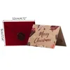 2024 6pcs Merry Christmas Greeting Card Postcards Invitations with Envelope New Year Cards Winter Happy Holiday Xmas Party Gift