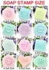 Creative Plants HANDMADE SOAP Series Soap Stamp For Soap Making Stamp DIY Handmade Crafts Transparent Resin Seal