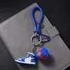 Fashion Designer Mini Basketball Shoe Shoe Keechchain Cute Silicone Basketball Keychain Birthday Gift Auto Calketchain Ciondolo