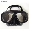 Professional dive mask for snorkerling goggle black free dive Mask with Box for spearfishing diver