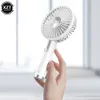 Ny bärbar USB -uppladdningsbar Mini Fan 3 -hastighet Justerbar fans Desk handhållen Air Conditioner Cooler utanför researtefakt