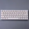 Tillbehör 137Keys Minimalistiska Vit honungsmjölk PBT -nyckelknappar färgämnen XDA -profil Japansk anpassad personlighetstangent för mekaniskt tangentbord