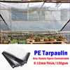 0,12 mm transparent PE -presenning Garden Plant Rack Rain Cover Patio Canopy Awning Balcony Windows Windproof Waterproof Tarp