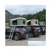 Tende e rifugi sul tetto con guscio duro in fibra di vetro SUV 4x4 con tetto da sole tetto Tenda naturale di consegna di caduta di consegna sport all'aperto Campin dhzzi