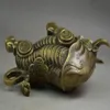 中国の銅彫刻全身の富はリアルなゾディアック牛像7882548293l