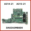 Płyta główna DA0ZASMB8D2 / DA0ZASMB8D0 DLABODA ACER ASIRE A31421 A31521 Laptopa z procesorem E2 A4 A6 RAM 4GB Test OK OK