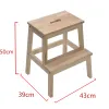 NIEUWE 2 LAYER STAP Kruk Solid Wood Shoes Bank voor woonkamer Home Stap Ladder Home Kitchen