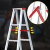 2 Piece Heavy Duty Folding Stepladders Fixed Metal Bracket, Aluminum Type A Ladder Hinge Locator Connector, Accessories