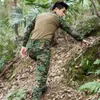 Taktische militärische BDU Uniform Armee Taktische Hemdhosenanzug mit Ellbogenkniegelads Jagd Kleidung Krytek Black Tan Green Python