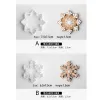 Christmas Flake de flocon de biscuit Plunger Cutters Fondant Cake Moule Biscuit Sugarcraft Cake Decorating Tools