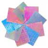 Adesivos de janela 9 folhas 12 "x10" pacote iridescente gradiente adesivo artesanato filme multicolor para silhueta de cricut decoração