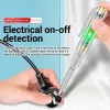 B09/B12 Voltimetro Amperimetro Digital Tester Electric Induced Electric Screwdriver Probe with Indicator Light Test Pen Sensor